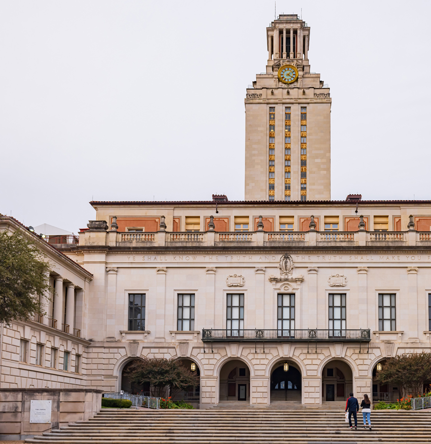 Outside view of dental school building