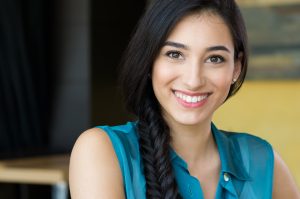 attractive woman smiling