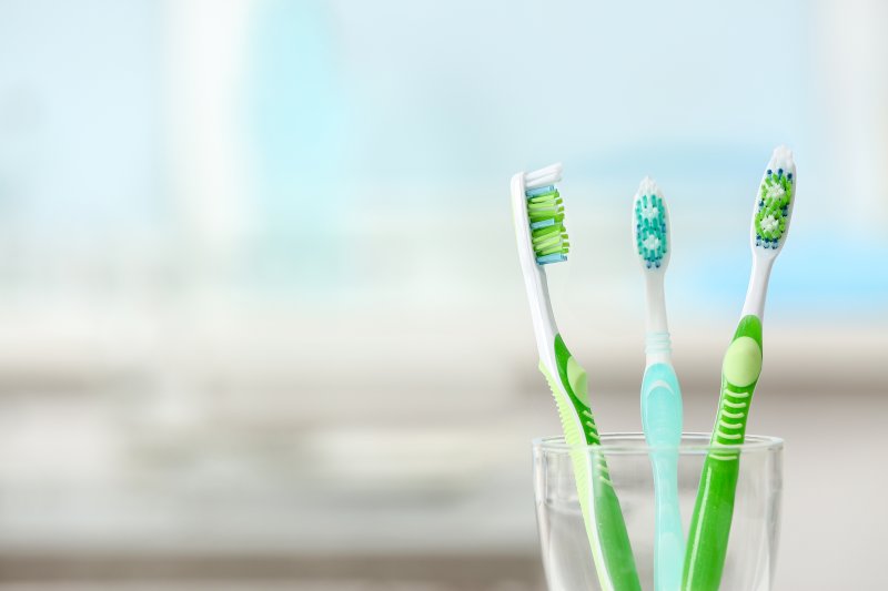 example of toothbrushes recommended by a dentist in Temple